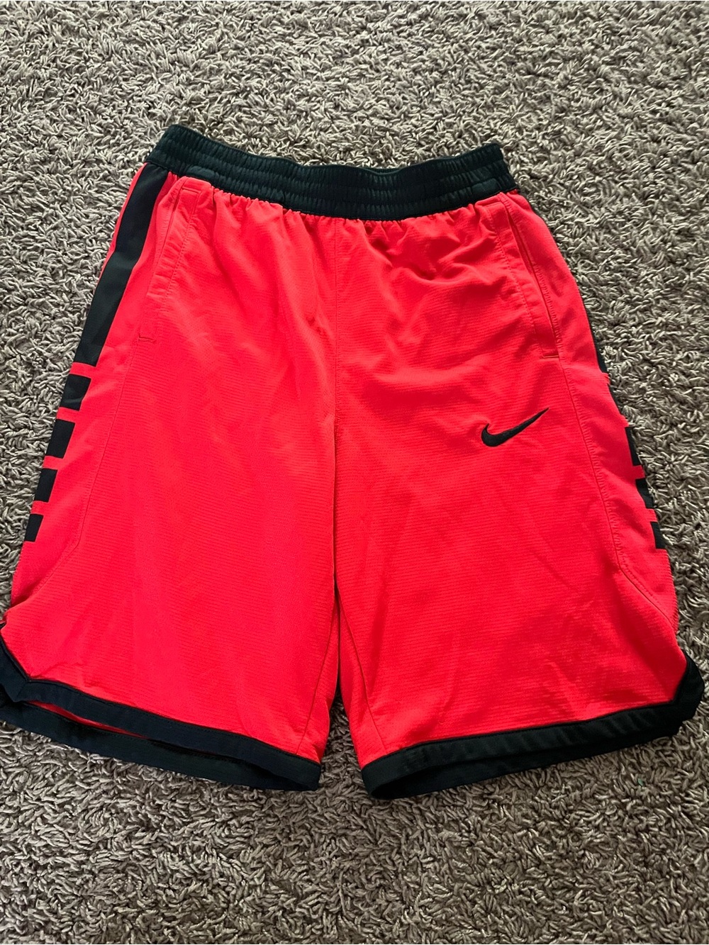 Youth Boys Nike Elite Red Shorts Size XL